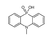 10-hydroxy-5-methylphenophosphazinine 10-oxide Structure