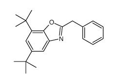 2-benzyl-5,7-ditert-butyl-1,3-benzoxazole结构式