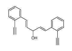 1,5-bis(2-ethynylphenyl)penta-1,4-dien-3-ol结构式