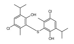2,2’-硫代二[4-氯-6-异丙基-3-甲基苯酚]结构式
