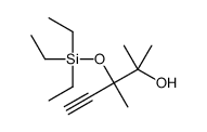 2,3-dimethyl-3-triethylsilyloxypent-4-yn-2-ol结构式
