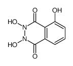 2,3,5-trihydroxyphthalazine-1,4-dione结构式