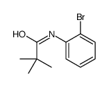N-(2-溴苯基)-2,2-二甲基丙酰胺结构式