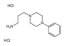 3-(4-phenylpiperazin-1-yl)propan-1-amine,dihydrochloride结构式