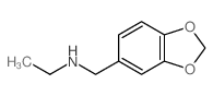 N-(1,3-苯并二氧代-5-甲基)-n-乙胺结构式