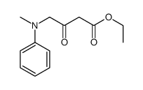 ethyl 4-(N-methylanilino)-3-oxobutanoate结构式