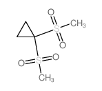 Cyclopropane,1,1-bis(methylsulfonyl)-结构式