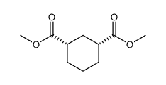 cis-cyclohexane-1,3-dicarboxylic acid dimethyl ester Structure
