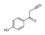 3-(4-hydroxy-phenyl)-3-oxo-propionitrile Structure