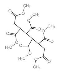 1,2,3,4,5,6-hexamethyl hexane-1,2,3,4,5,6-hexacarboxylate结构式