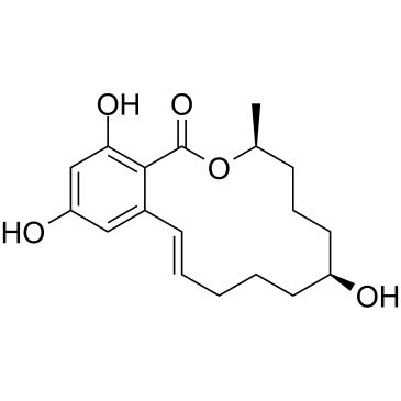 beta-zearalenol Structure