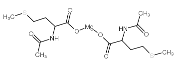 dl-acetylmethionine magnesium salt Structure