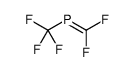 2-Phosphapropene, pentafluoro- Structure