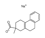 sodium 2-methyl-1,2,3,4,9,10-hexahydrophenanthrene-2-carboxylate Structure