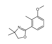 2-(3-methoxy-2-methylphenyl)-4,4-dimethyl-5H-1,3-oxazole结构式