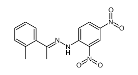 2'-methylacetophenone 2,4-dinitrophenylhydrazone Structure