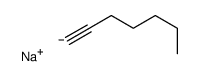 sodium,hept-1-yne Structure