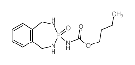 butyl N-(4-oxo-3,5-diaza-4$l^C13H20N3O3P-phosphabicyclo[5.4.0]undeca-7,9,11-trien-4-yl)carbamate结构式
