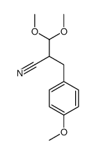 3,3-DIMETHOXY-2-(4-METHOXY-BENZYL)-PROPIONITRILE Structure