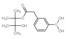 2-(3-(4,4,5,5-四甲基-1,3,2-二氧杂硼烷-2-基)苯基)乙酸结构式