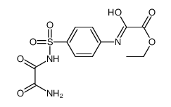 ((4-(((Aminoacetyl)amino)sulfonyl)phenyl)amino)oxoacetic acid ethyl es ter结构式