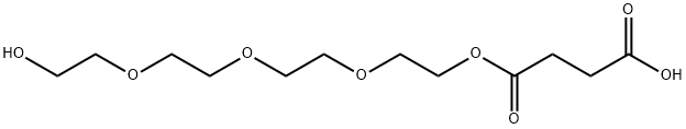 Butanedioic acid,mono [2-[2-[2-(2-hydroxyethoxy)ethoxy]ethoxy]ethyl] ester Structure