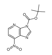 6-nitro-9-Boc-1-deazapurine Structure