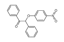 α-(4-nitro-phenoxy)-deoxybenzoin Structure