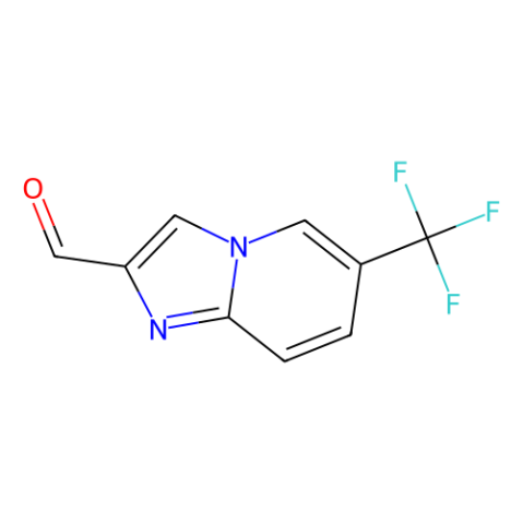 IMidazo[1,2-a]pyridine-2-carboxaldehyde, 6-(trifluoromethyl)- Structure
