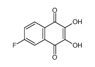1,4-Naphthalenedione,6-fluoro-2,3-dihydroxy-(9CI)结构式