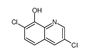 3,7-二氯-8-羟基喹啉结构式
