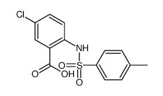 5-chloro-2-[(4-methylphenyl)sulfonylamino]benzoic acid Structure