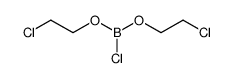 bis(2-chloroethoxy)chloroborane结构式