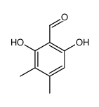2,6-dihydroxy-3,4-dimethylbenzaldehyde Structure