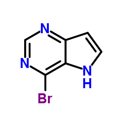 4-Bromo-1H-pyrrolo[2,3-d]pyrimidine Structure