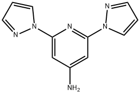 2,6-二(1H-吡唑-1-基)-4-氨基-吡啶结构式