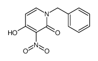 1-benzyl-4-hydroxy-3-nitropyridin-2-one Structure