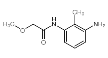 N-(3-氨基-2-甲基苯基)-2-甲氧基乙酰胺结构式