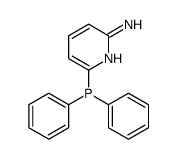 6-diphenylphosphanylpyridin-2-amine结构式