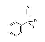 苯乙腈-D2结构式