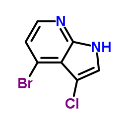 4-bromo-3-chloro-1H-pyrrolo[2,3-b]pyridine Structure