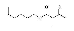 hexyl 2-methyl-3-oxobutanoate Structure