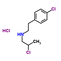 1-[[2-(4-氯苯基)乙基]氨基]-2-氯丙烷盐酸盐结构式
