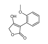 4-hydroxy-3-(2-methoxyphenyl)furan-2(5H)-one结构式