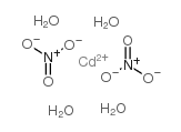 cadmium nitrate tetrahydrate Structure