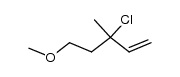 (3-chloro-3-methyl-pent-4-enyl)-methyl ether结构式