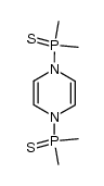 1,4-Bis(dimethylthiophosphinyl)-1,4-dihydropyrazin结构式