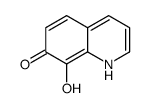 8-hydroxy-1H-quinolin-7-one结构式
