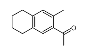 6-ACETYL-7-METHYL-1,2,3,4-TETRAHYDRONAPHTHALENE Structure
