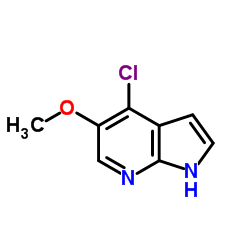 4-Chloro-5-methoxy-1H-pyrrolo[2,3-b]pyridine Structure